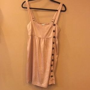 urban outfitters peach babydoll dress